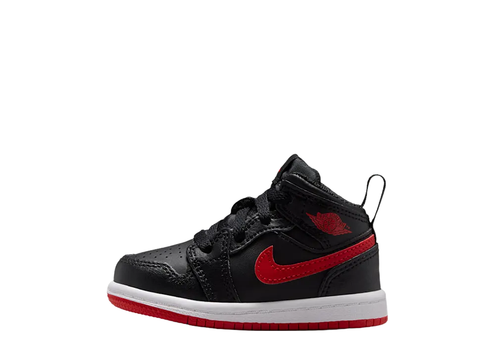 Nike TD Jordan 1 Mid "Black/White"