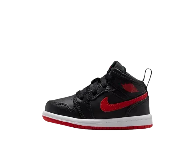 Nike TD Jordan 1 Mid "Black/White"