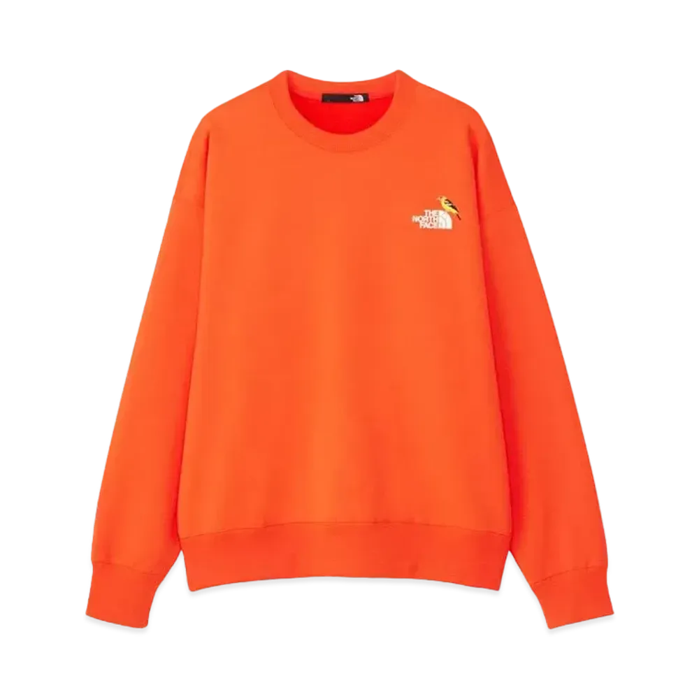 ザノースフェイス ズー ピッカー クルー "TNFオレンジ"