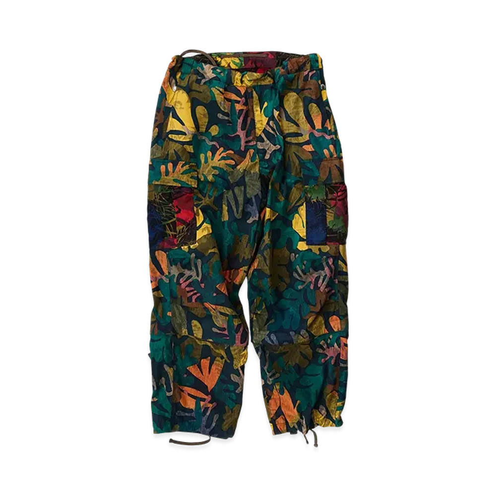 NICENESS Claude Graphic Cargo Pants "Leaf/Flower"
