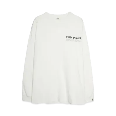 MANASTASH TWIN PEAKS L/S TEE 01 "WHITE"