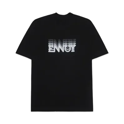 ENNOY Electric Logo Gradation ss Tee "Black"