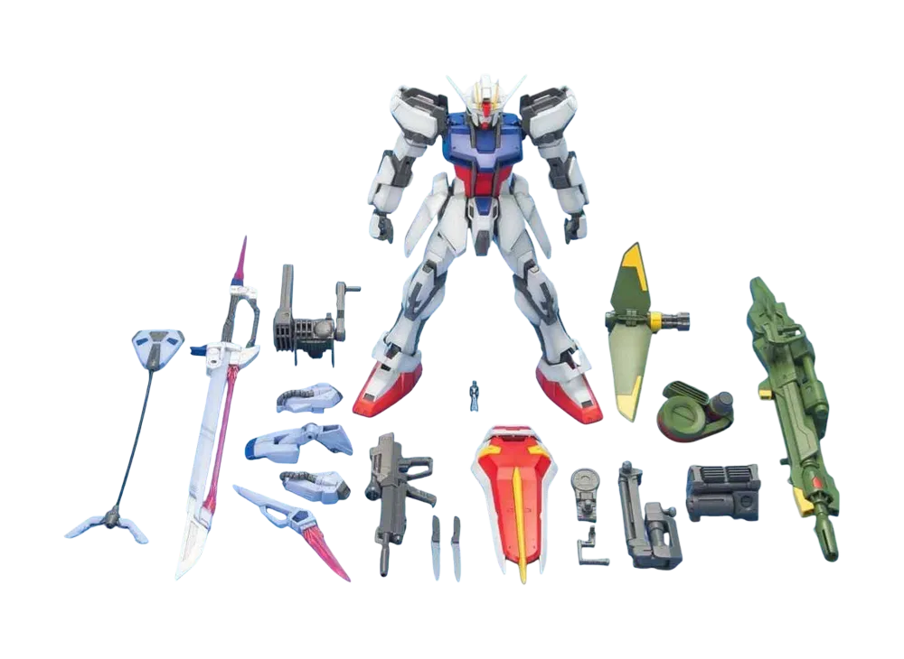 BANDAI "MASTER GRADE" -MOBILE SUIT GUNDAM SEED- MG 1/100 Launcher/Sword Strike Gundam