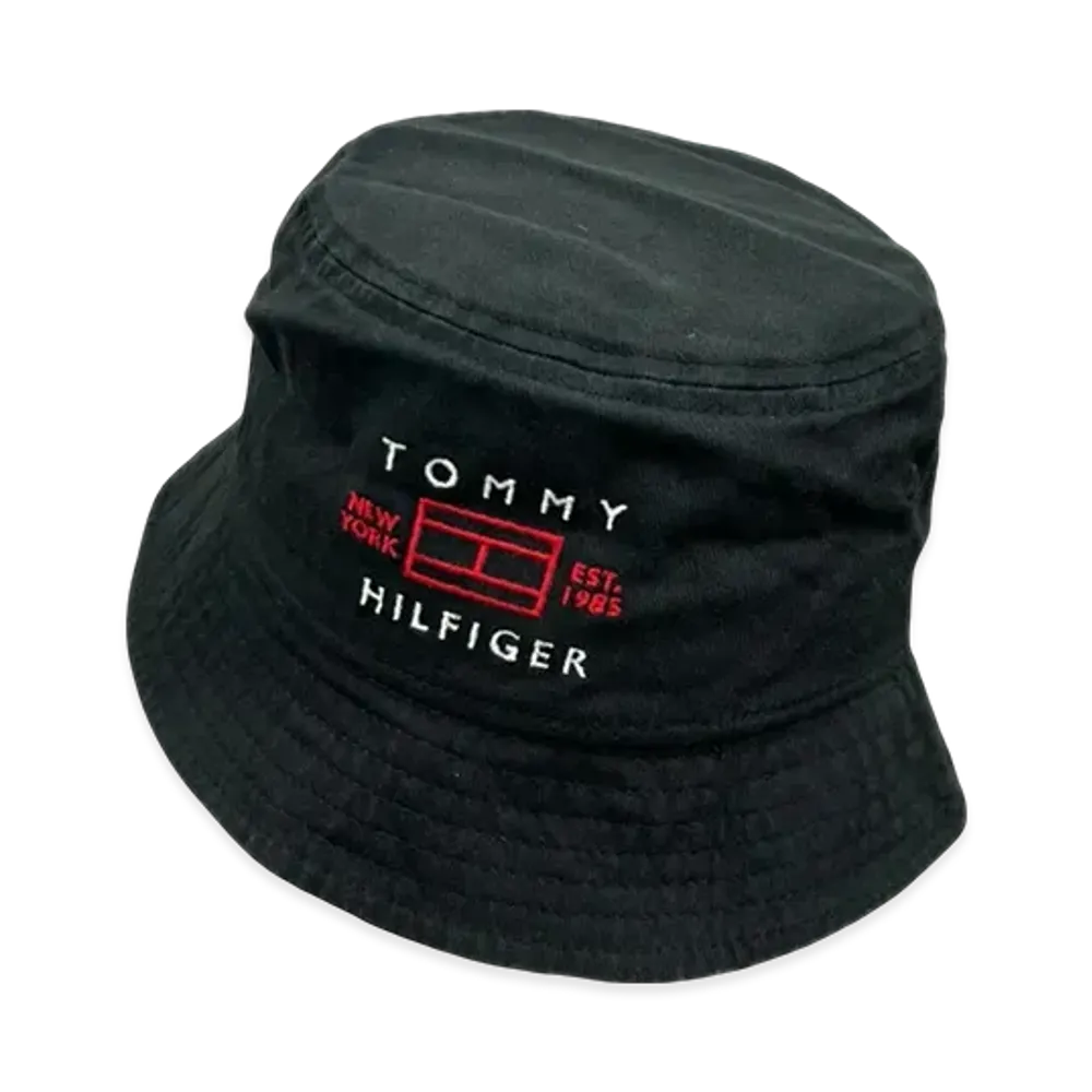 TOMMY HILFIGER Mens Jeff Bucket Hat "Black"
