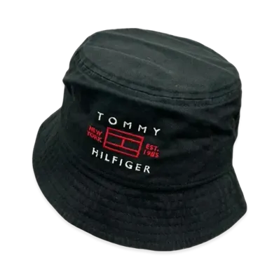 TOMMY HILFIGER Mens Jeff Bucket Hat "Black"