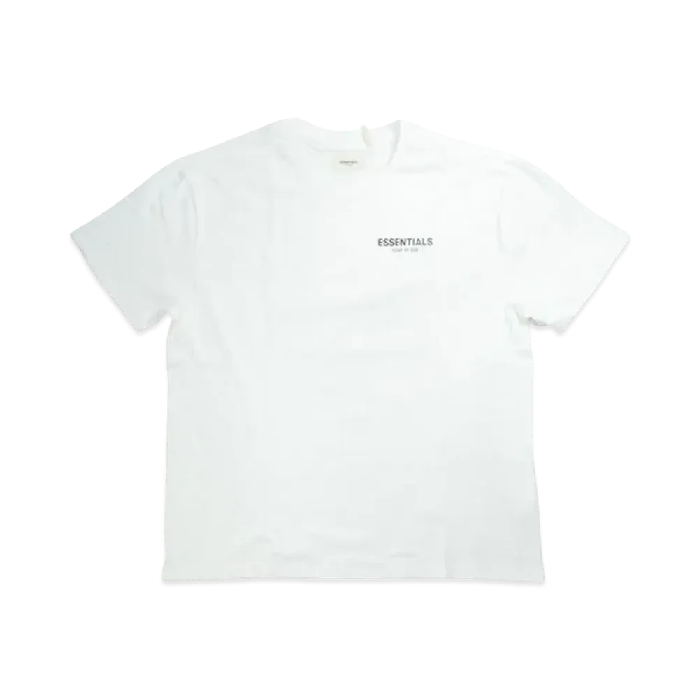 FEAR OF GOD Essentials Boxy Logo T-shirt "White"