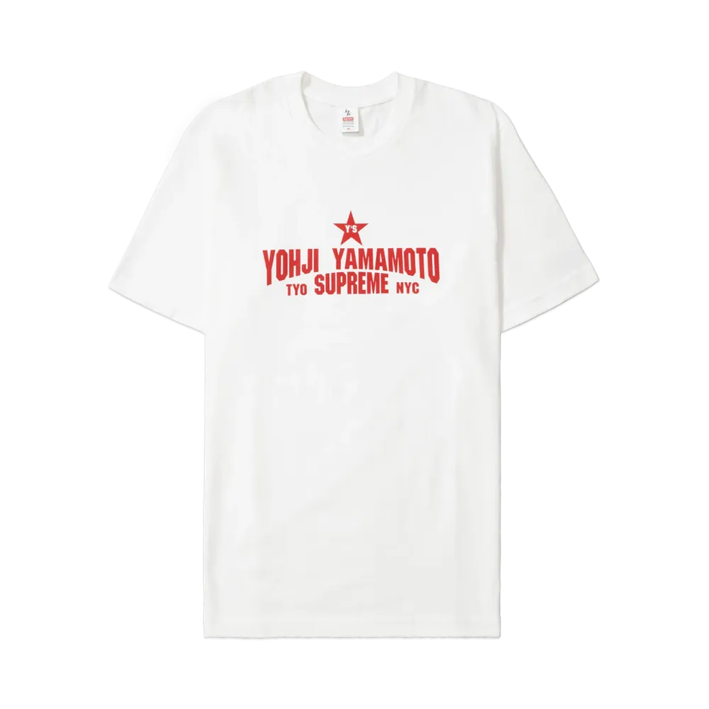 Supreme x Y's by Yohji Yamamoto Star Tee "White"