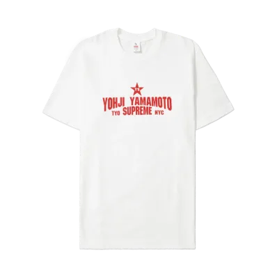 Supreme x Y's by Yohji Yamamoto Star Tee "White"