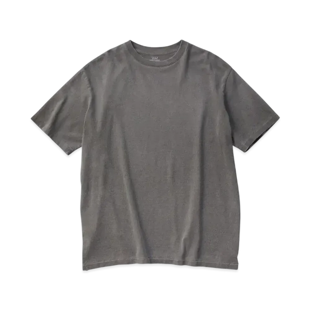 KURO 17/-Round Shape Dyed Tee "Black"