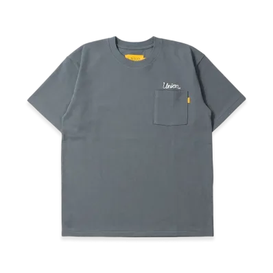 UNION Stitched Poche S/S Tee "Cool Gray"