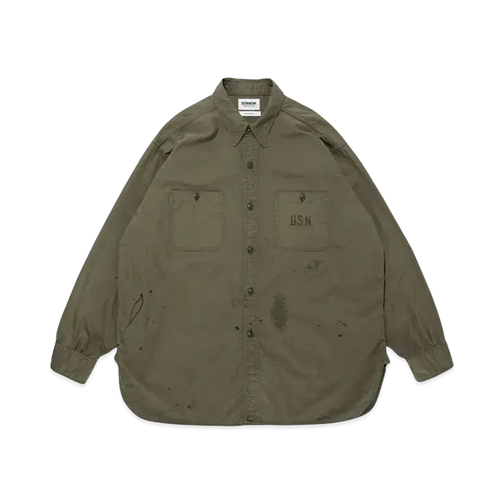 BOW WOW US ARMY NAVY N3 SHIRTS "OD AGEING"