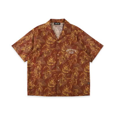 WIND AND SEA Aloha Logo SS Shirt "Orange"