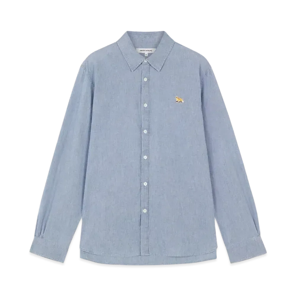 Maison Kitsune Baby Fox Classic Shirt "Indigo"
