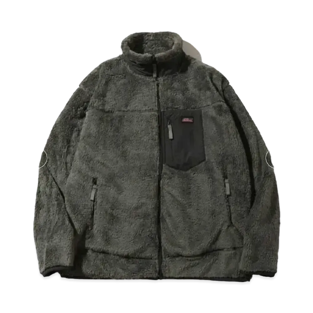 Dickies Genuine Shaggy Boa Stand Zip Blouson "Charcoal"