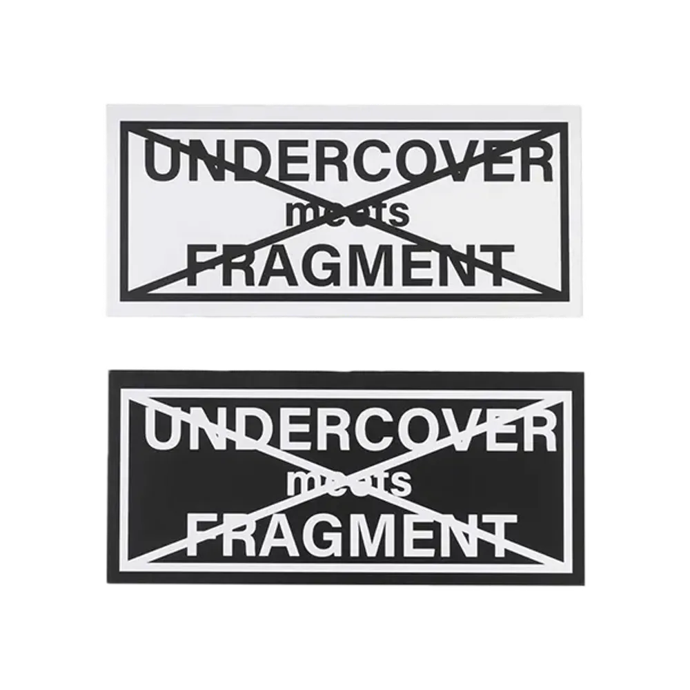 UNDERCOVER x FRAGMENT Sticker Set "White/Black"