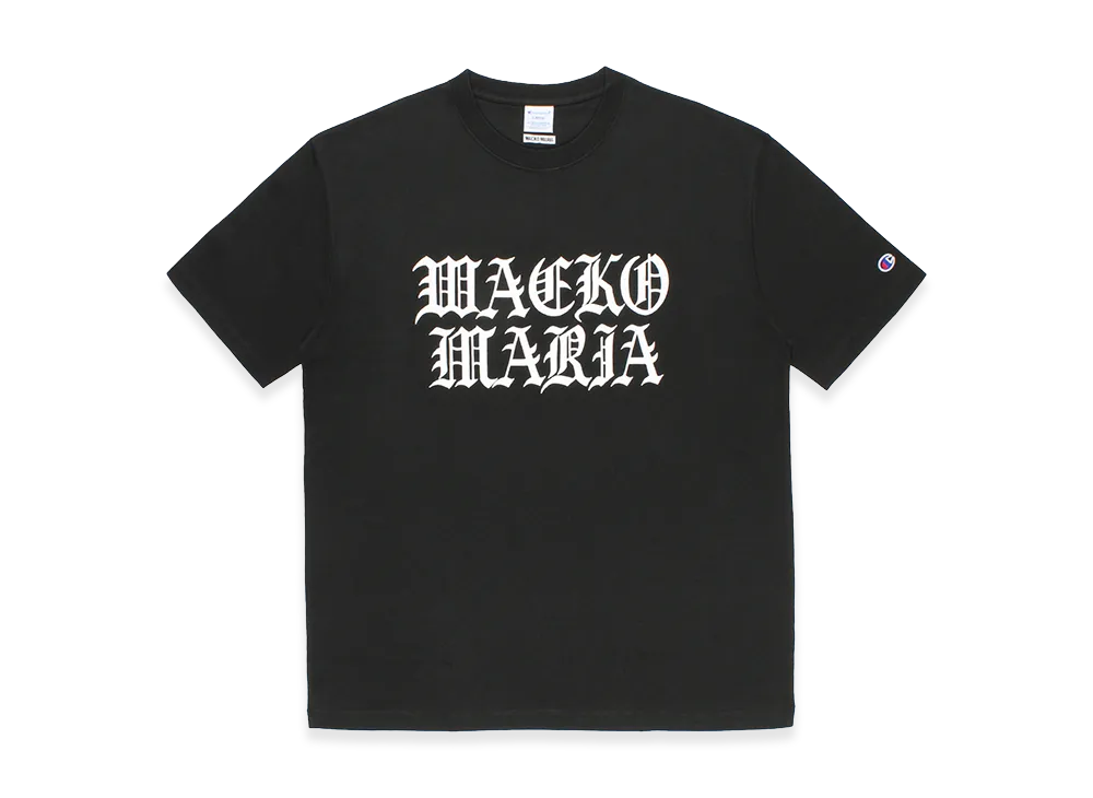 WACKO MARIA x Champion Heavy Weight T-Shirt "Black"
