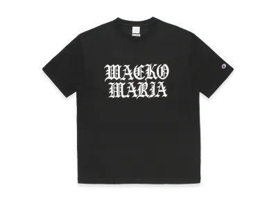 WACKO MARIA x Champion Heavy Weight T-Shirt "Black"