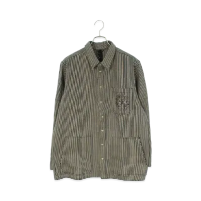 Chrome Hearts Last Stripe Denim L/S Shirt "Navy"
