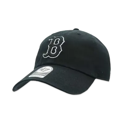 47 Red Sox '47 CLEAN UP Black Black&White "BLACK"