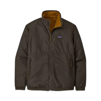 Patagonia Men's Reversible Shelled Microdini Jacket "Dark Walnut"