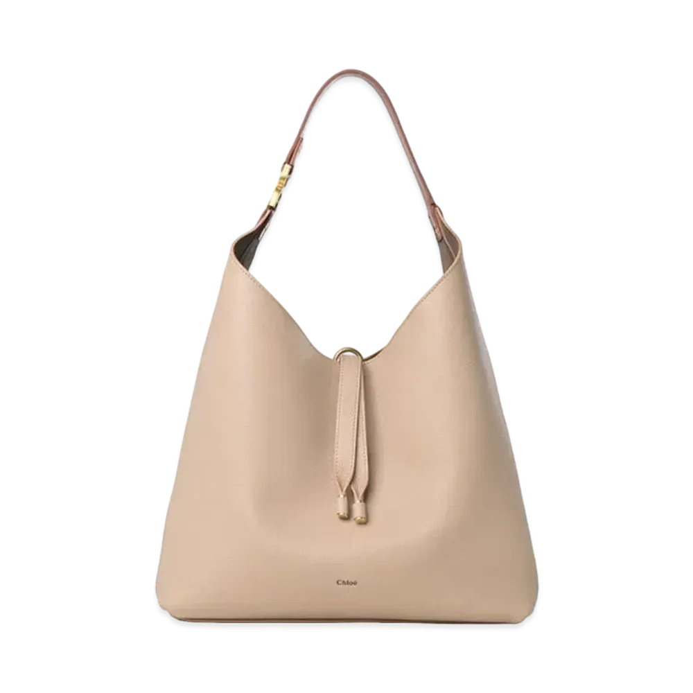 Chloe Marcie Hobo Bag "Floral Grey"