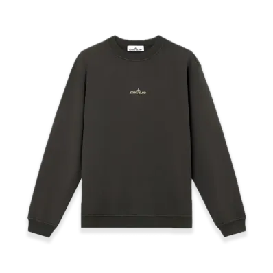Stone Island 6100018 Cotton Fleece "Lead Gray"