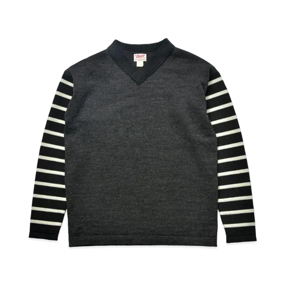 THE REAL McCOY'S Buco Wool Knit Motorcycle Jersey "Black"