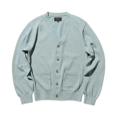 BEAMS Cardigan Boucle "Sax"