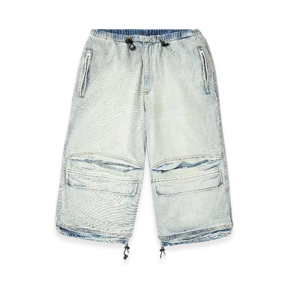 Diesel D-Dayetz-Short-S Shorts In Light Bicolour Denim "Light Blue"