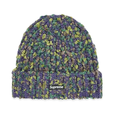 Supreme Chenille Beanie "Dark Purple"