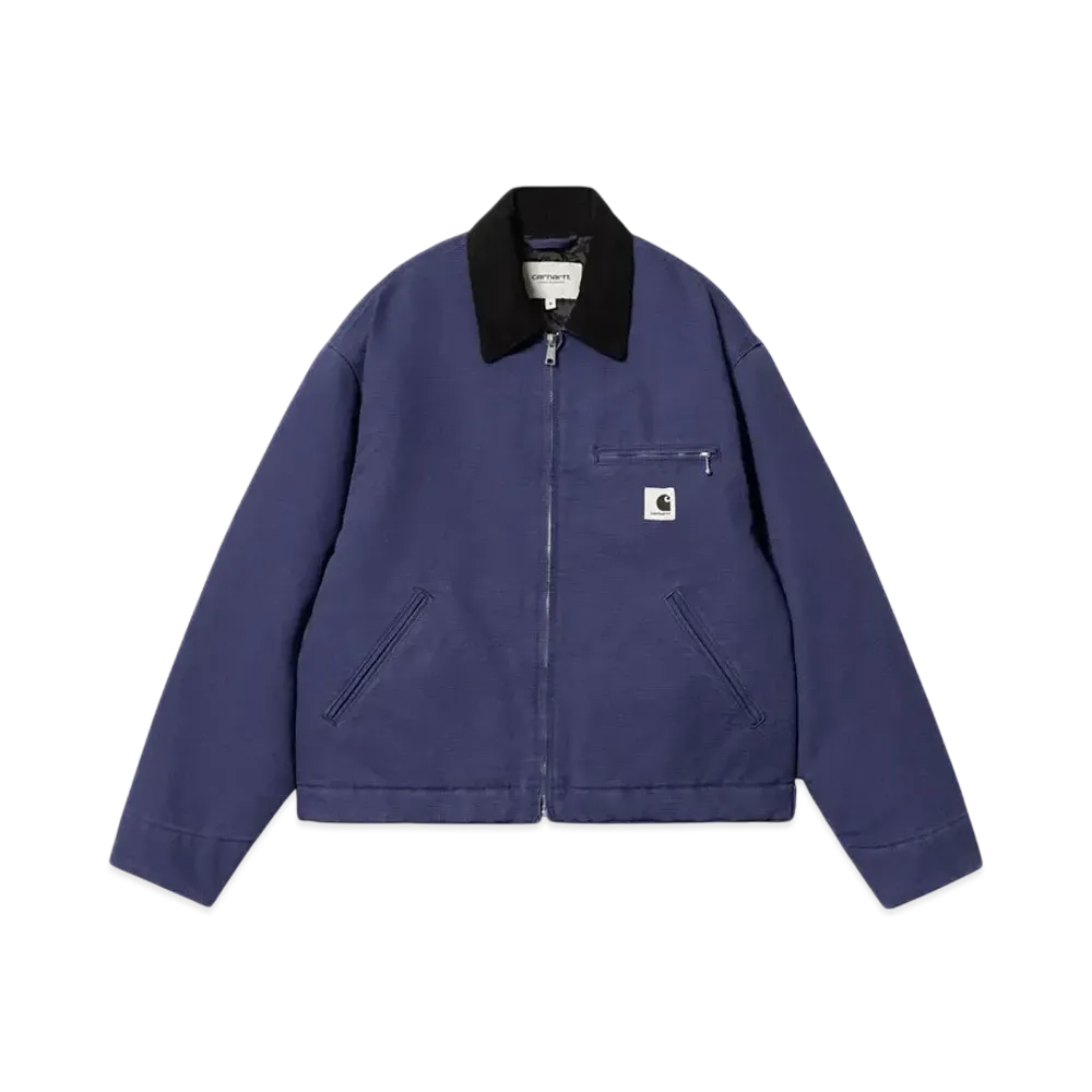 Carhartt Wip W' Og Detroit Jacket "Aura/Black(Rinsed)"