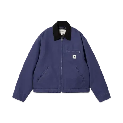 Carhartt Wip W' Og Detroit Jacket "Aura/Black(Rinsed)"