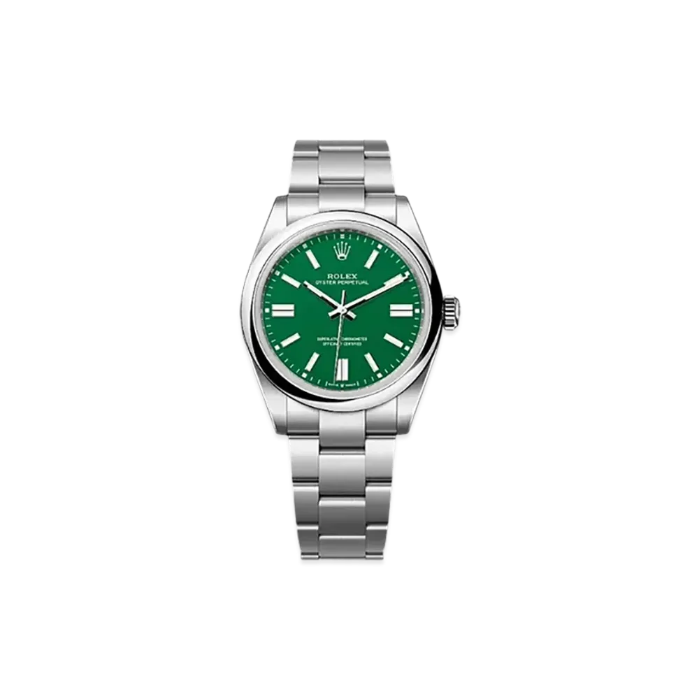 ROLEX Oyster Perpetual 41mm Oystersteel 134300 "Green"