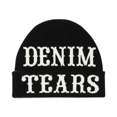 DENIM TEARS Black Yankees Beanie "Black"