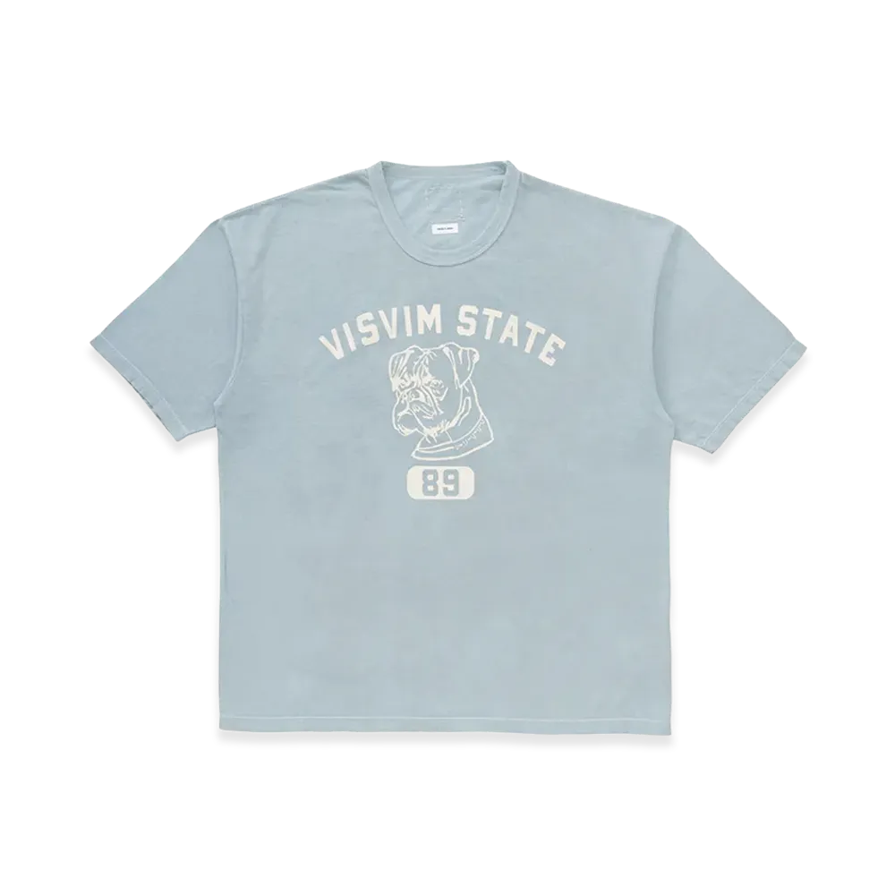 visvim Jumbo Tee S/S 89 Dmgd "LT.Blue"