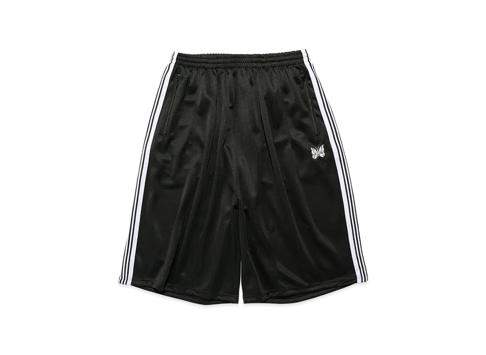 NEEDLES x STUDIOUS H.D Track Short Pant - Poly Smooth "Black"