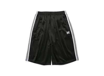 NEEDLES x STUDIOUS H.D Track Short Pant - Poly Smooth "Black"