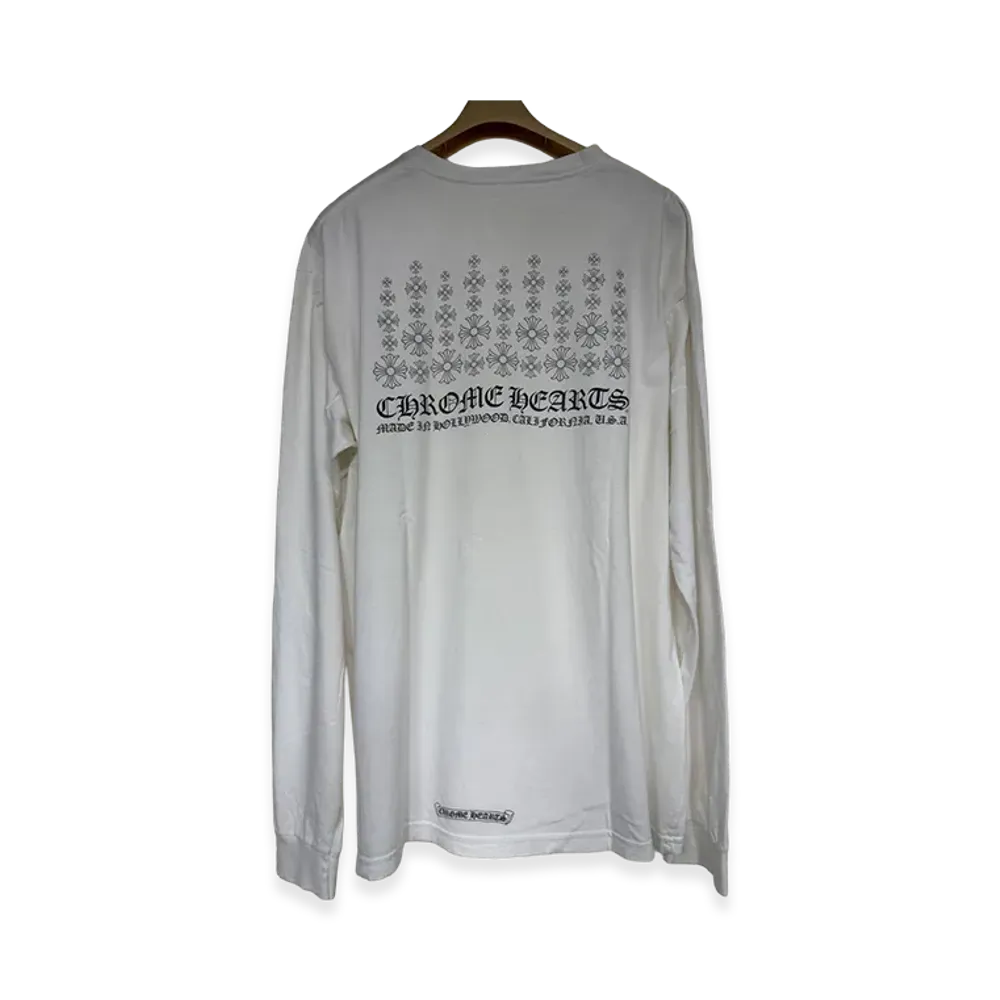 Chrome Hearts Hollywood Exclusive Longsleeve Pocket T-Shirt "White"