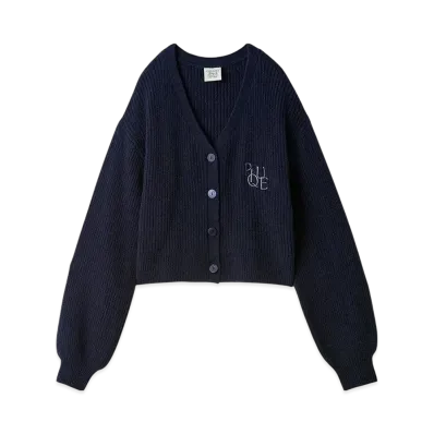 GELATO PIQUE Mother'S Day Rib Cardigan "Choral"
