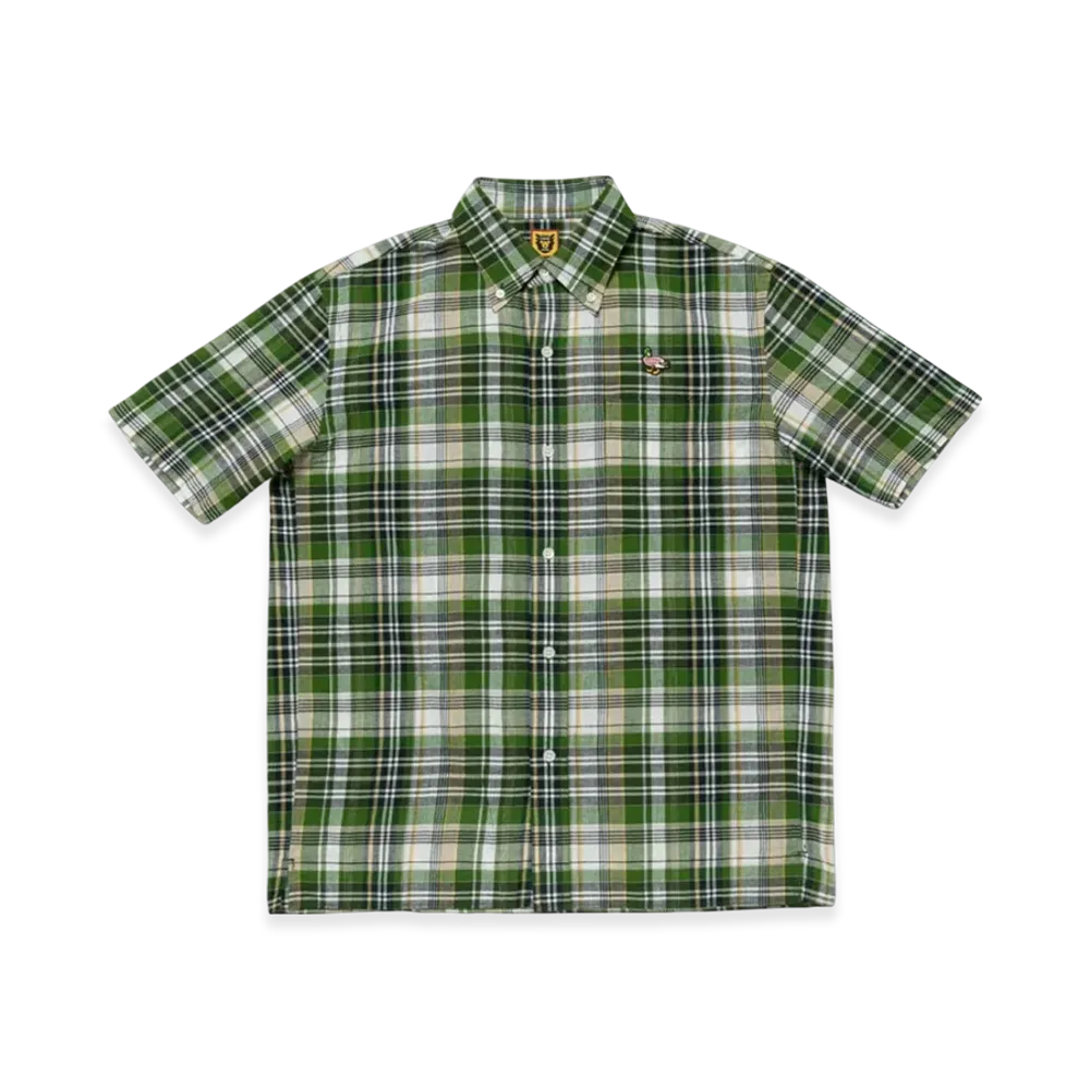 HUMAN MADE Check B.D S/S Shirt "Green"