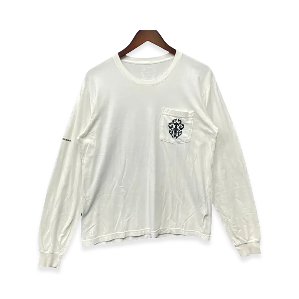Chrome Hearts Vine Dagger L/S Pocket T-Shirt "White"