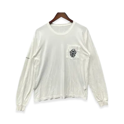 Chrome Hearts Vine Dagger L/S Pocket T-Shirt "White"