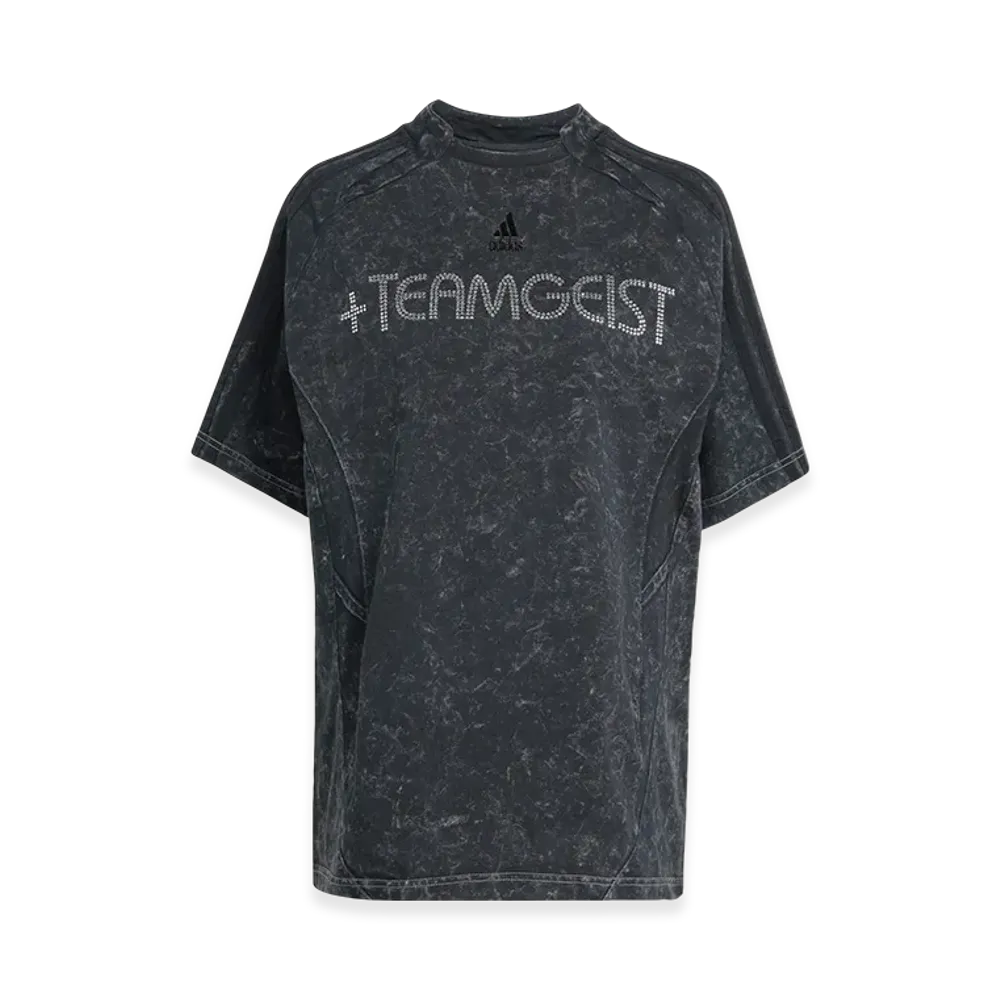 adidas Adilenium Season 4 Teamgeist Washed Rhinestone T-Shirt "Black"