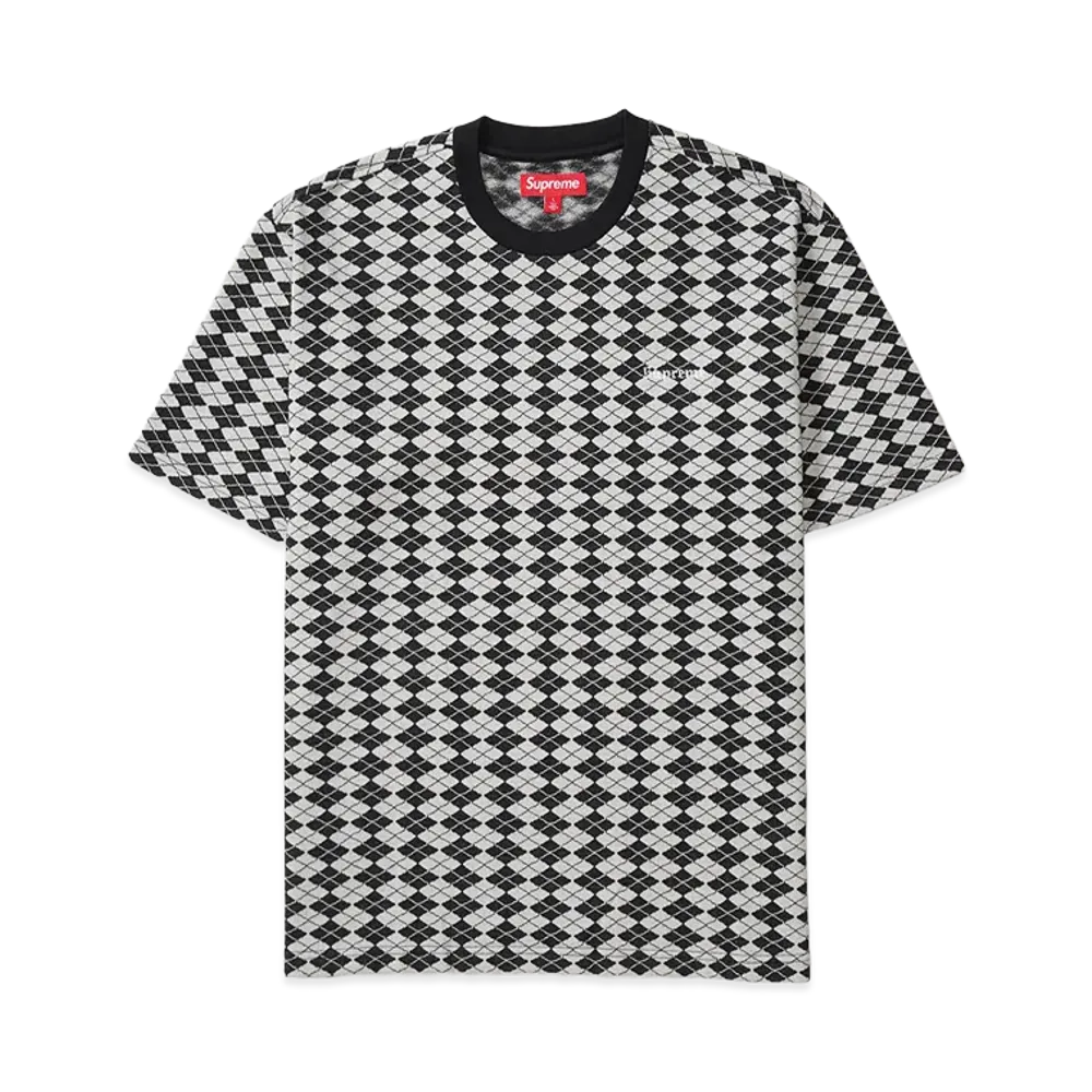Supreme Diamond Jacquard S/S Top "Black"