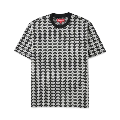 Supreme Diamond Jacquard S/S Top "Black"
