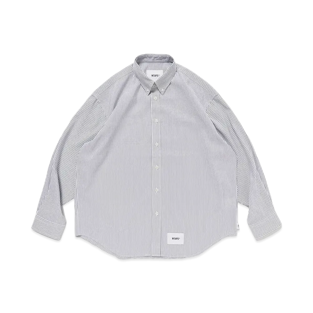 WTAPS BD 02 / LS / Poly Broadcloth Textile Coolmax "Black"