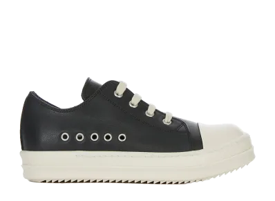 Rick Owens SS26 Extreme Low Sneaks "Black/Milk"