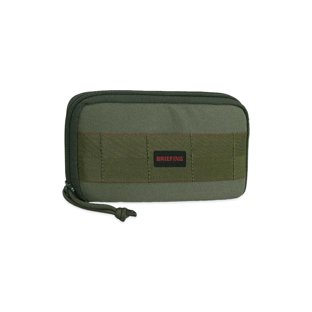 BRIEFING QL Round Wallet L "Khaki"
