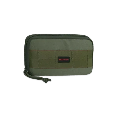 BRIEFING QL Round Wallet L "Khaki"