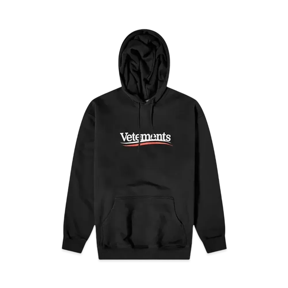 VETEMENTS Campaign Logo Hoodie "Black" UE64HD440B